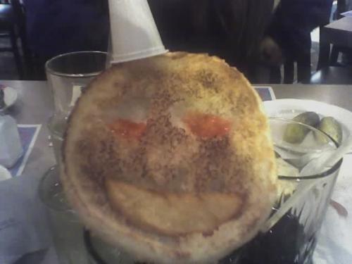 don't drink and diner  - ok this is what happens when I play with my food  it's a hamburger bun and you know the rest  cuz I don't remember it