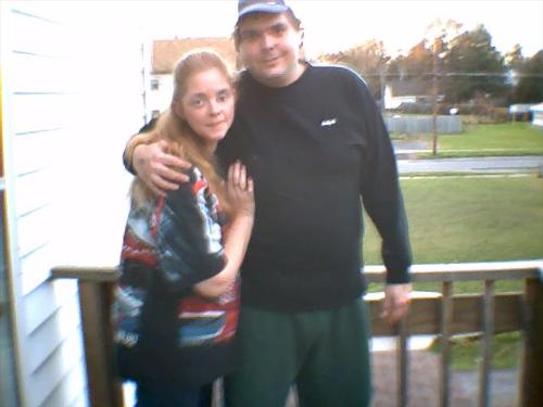 Me and My Fiance - THis is me and my fiance I love him very much! We had a very good first christmas together!