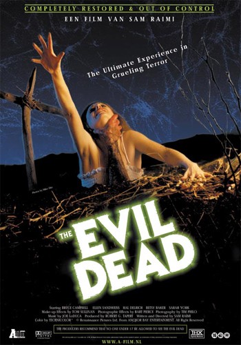 The Evil Dead! - DVD Label Of Evil Dead 1