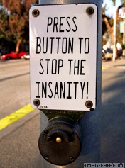 If Only It Was This Easy!!!  - I wish we had buttons like this on our telephone poles and crosswalks in Guelph, and I wish they actually worked. Wouldn't it be nice if all of life's problems could be solved with the press of a button?