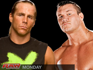 shawn michals and randy orton - 1 of the two bigest superstars