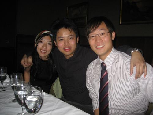 My friends and I - This was a surprise birthday party which my friend had hosted it. I've decided to grace him with my presence hence this photo.