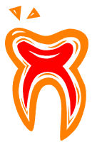 toothache - clip art of a painful tooth
