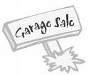 Garage Sale - A garage Sale sign