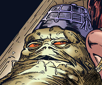 Aarrba the Hutt - Five thousand years before the rise of the Empire, Aarrba the Hutt was a denizen of Cinnagar, principal city of Koros Major, a world that would eventually become known as Empress Teta in honor of the warlord that united the system.