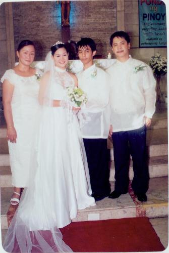 with my mother and uncle but not with my father... - it's my wedding but my father didnt agree to me to be married. Im too young to be married he said but i answer him i will marry my husband even if you dont like me to. Im just inviting you to come to my wedding because your my father and i love you. But still he didnt come. Its just once in a lifetime. I still wish i can turn back time and he is the one who walk withe me at the altar.