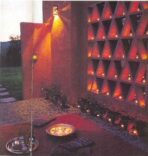 Lighting Picture - Karachi Mattiott Hotel Lighitin picture Outside living area