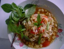 Papaya Salad - Papaya salad in Thailand