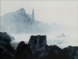 Gallifrey - Orange burnt skies and silver leafed tree's, foggy more like?