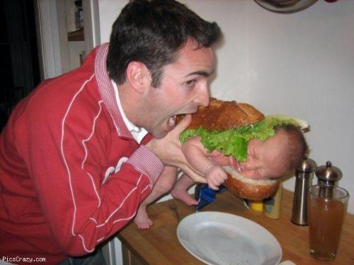 baby pic - apperently the baby was not eatin