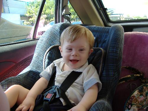 Ben in car - Ben in the car