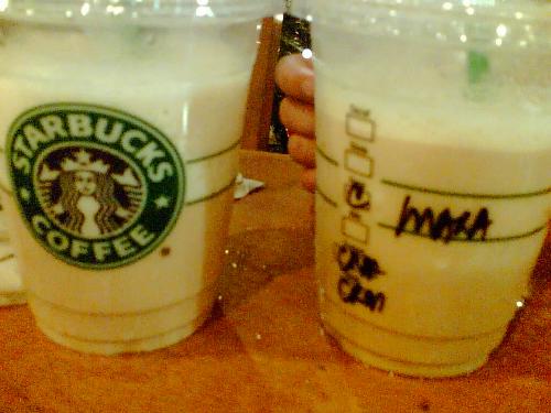 Caramel Afogatto - This photo was taken by me at Starbucks Greenbelt after my friend's debut party.