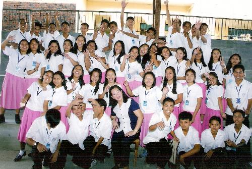 My Classmates with our Adviser - Thisthe picture of my section..when i'm in 4th year. with my Adviser Mrs. Edna Acacio who is very supported us.....I cant forget this section because we all trated like brother and sister...