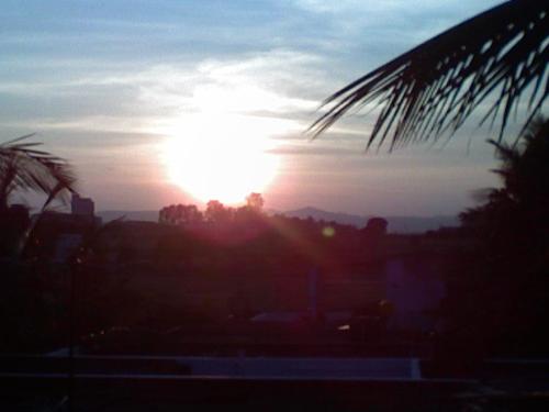 Sunset - This photo, i took a month before. I know, the photo isn't that nice. But its a picture. A picture of the sunset.