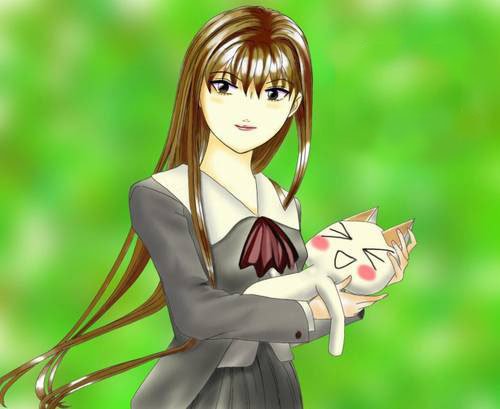 megumi - cheeky angel main character