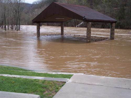 Flooding in West Virginia - When the weather started getting bad and the water started rising, it came up fast.