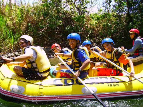 white water rafting - the river between cagayan de oro city and bukidnon here in the philippines!  what a great experience!!