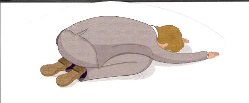 Prayer - A person on prayer.