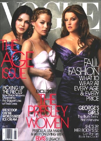 Cilla Riley and Lisa - Pricilla Riley and Lisa on the cover of Vogue