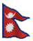 this is flag of Nepal - This is the flag of Nepal. Its triangular in shape
