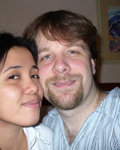 me - my beautiful fiancee and me