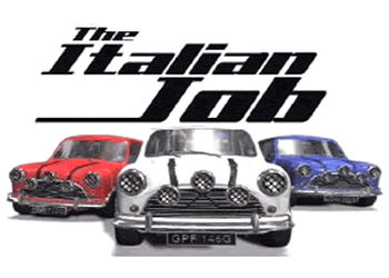 ItalianJOb - see how beautifull these minicopers ,I like it very much especially ini this movie