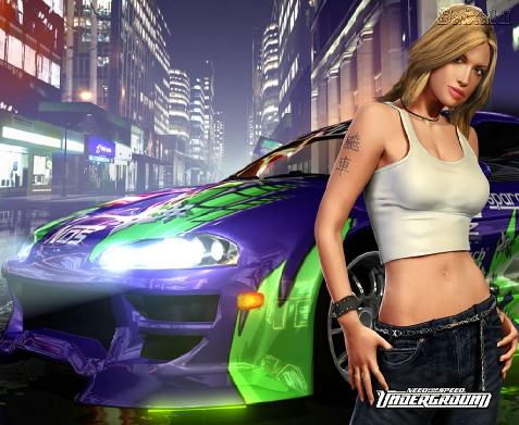Need for speed underground - I like this game very much, it has powerfull cars nad it's drifting amazing