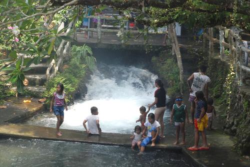 spring - Timoga spring is located along the National Highway, Timoga, Barangay Buru-un, Iligan City, Philippines, around 9 kilometers from the City Proper. It is well-known for icy cold and crystal clear-springs flow freely to the pools of different sizes.