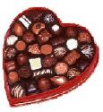 chocolates exclusively for faith - A heart box of chocolates for faith to liven up her moods.