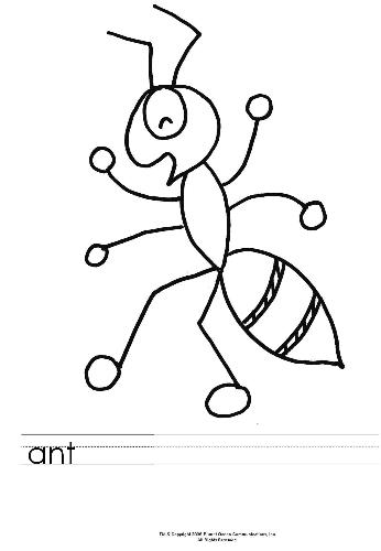 an ant - happy and dancing on it being said wise