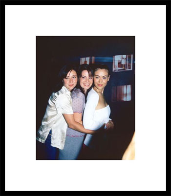 prue,piper and phoebe - i like this picture because they all look close to each other