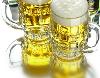Two glasses of beer - Cures for hangovers after drinking beer or any alchol