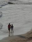 Couple - beach walking