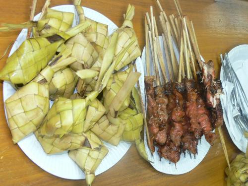 barbecue and hanging rice - I just love barbecue
