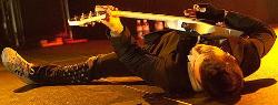Frank Iero Laying Down. - Frank Iero laying down. xD but he&#039;s playing his guitar. I should be sleeping. Maybe dreaming of playing my bass?