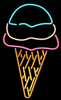 ice CREAM - neon signed ice cream ice CREAM - neon signed ice cream