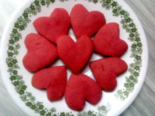 beautiful cookie - lovely heart cookies I baked