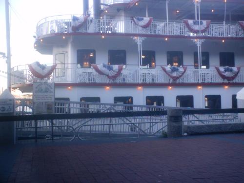 One of the big boats - We have the gambling boats and the big boats so here is one I snapped back in the fall.