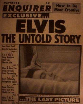 elvis funeral - elvis last picture