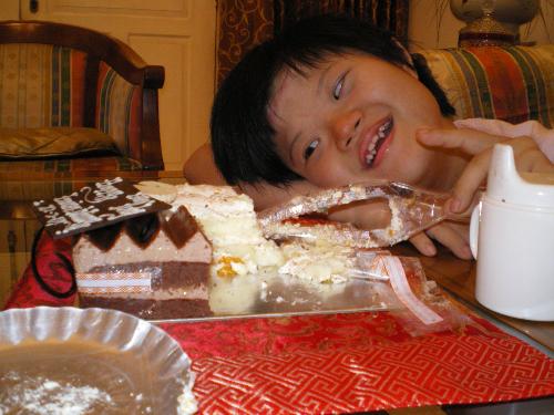 my sister - this is my 17 years old sister. She's down syndrome n i'm quite proud of her. She can swimming... :)