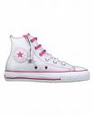white and pink chucks - cute foot wear! white and pink chucks - cute foot wear!