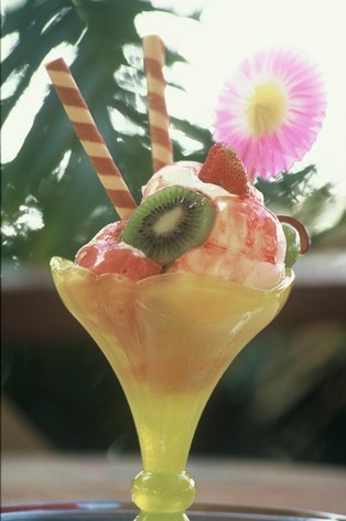 Ice Cream - Tropical looking ice cream