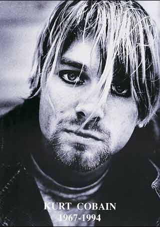 Tribute to Kurt Cobain - kurt cobain w/ birth and death dates