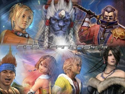 Final Fantasy X - yuna,tidus,rikku,lulu,wakka,auron,kimahri
