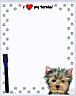 dog pics - stationary with dogs on it