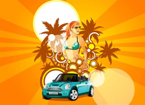 Hot summer - Hot summer day