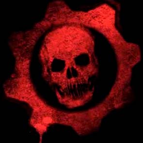 Gears of War - This picture shows the Crimson blood omen found in Gears of War. You see this when you get hurt. The more you get hurt, the more it shows up. When it completely shows, you aare dead. If you get hurt a little and see the crimson blood omen, you can still recover. If you don't get hurt for a while it'll dissapear.