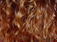 Scruch hair - Hair style - scrunch hair of women. Women style their hair more than men. 