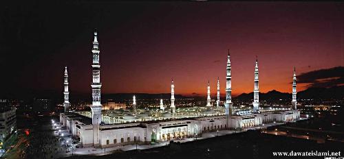Madina the holy site of Muslims - Madina the holy Mosque in the city of Madina