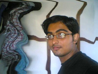 HuLLo dude! - that's me in my hostel.during my +2 year